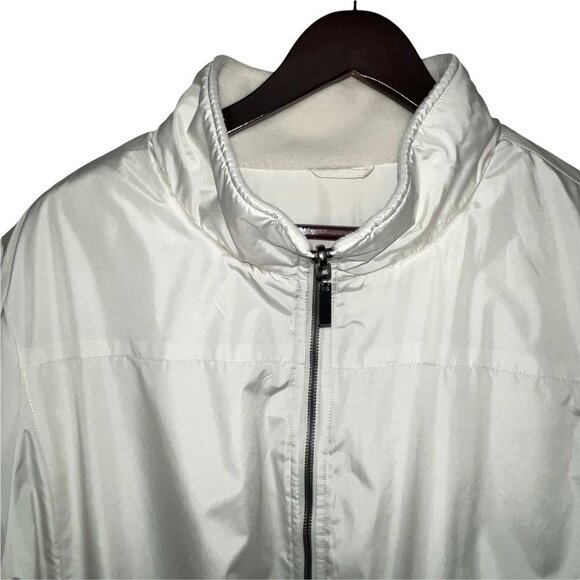 Dress Barn Reversible Fleece Jacket Full Zip Ivory White Women's Size 18 20 - Picture 9 of 11